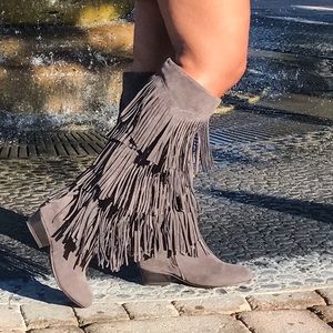 ARYN knee-high boots by Shoedazzle